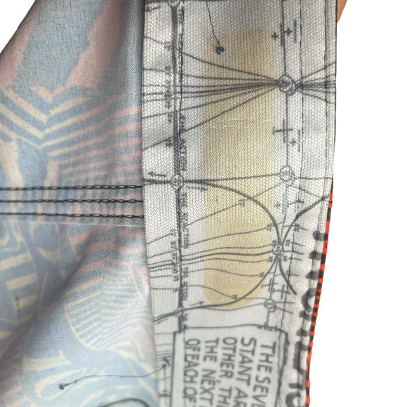 Volcom Orange an Blue Extreme Breathable Skater Shorts - Picture 6 of 11